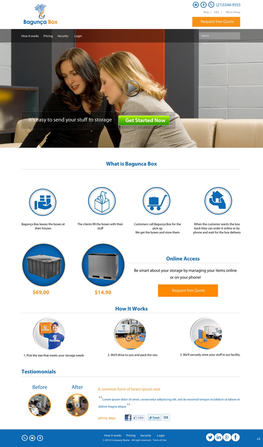 Web Design by pb for this project | Design #2995476