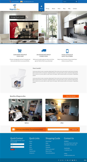 Web Design by pb for this project | Design: #3014479