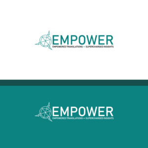 EMPOWER   Empowered Translations => Supercharged Insights | Logo Design by Graphic Bricks