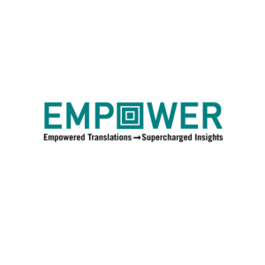 EMPOWER   Empowered Translations => Supercharged Insights | Logo Design by collinlevine