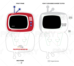 Postcard Design by Pinky 