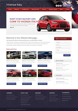 Web Design by pb for this project | Design: #2989032