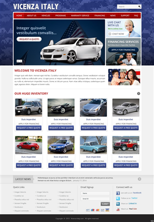 Web Design by pb for this project | Design: #2989042