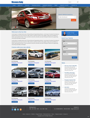 Web Design by pb for this project | Design: #2995830