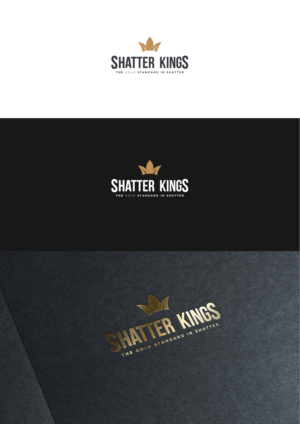 Shatter Kings - The Gold Standard in Shatter | Logo Design by christianpoetoe