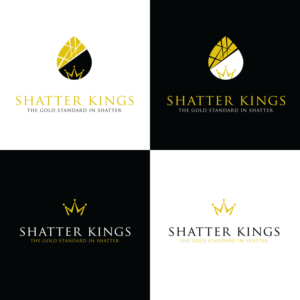 Shatter Kings - The Gold Standard in Shatter | Logo Design by Rii