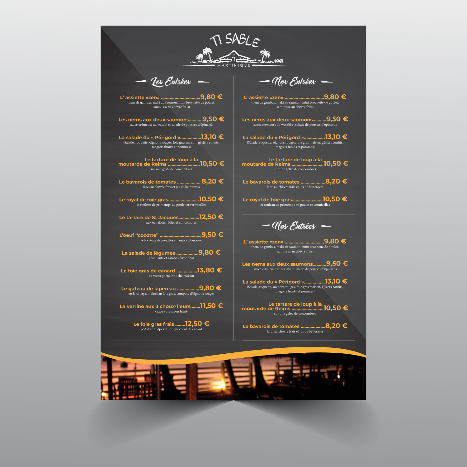 Menu Design by Louie Fuentes | Manobo Graphic Design Services for this project | Design #22920976