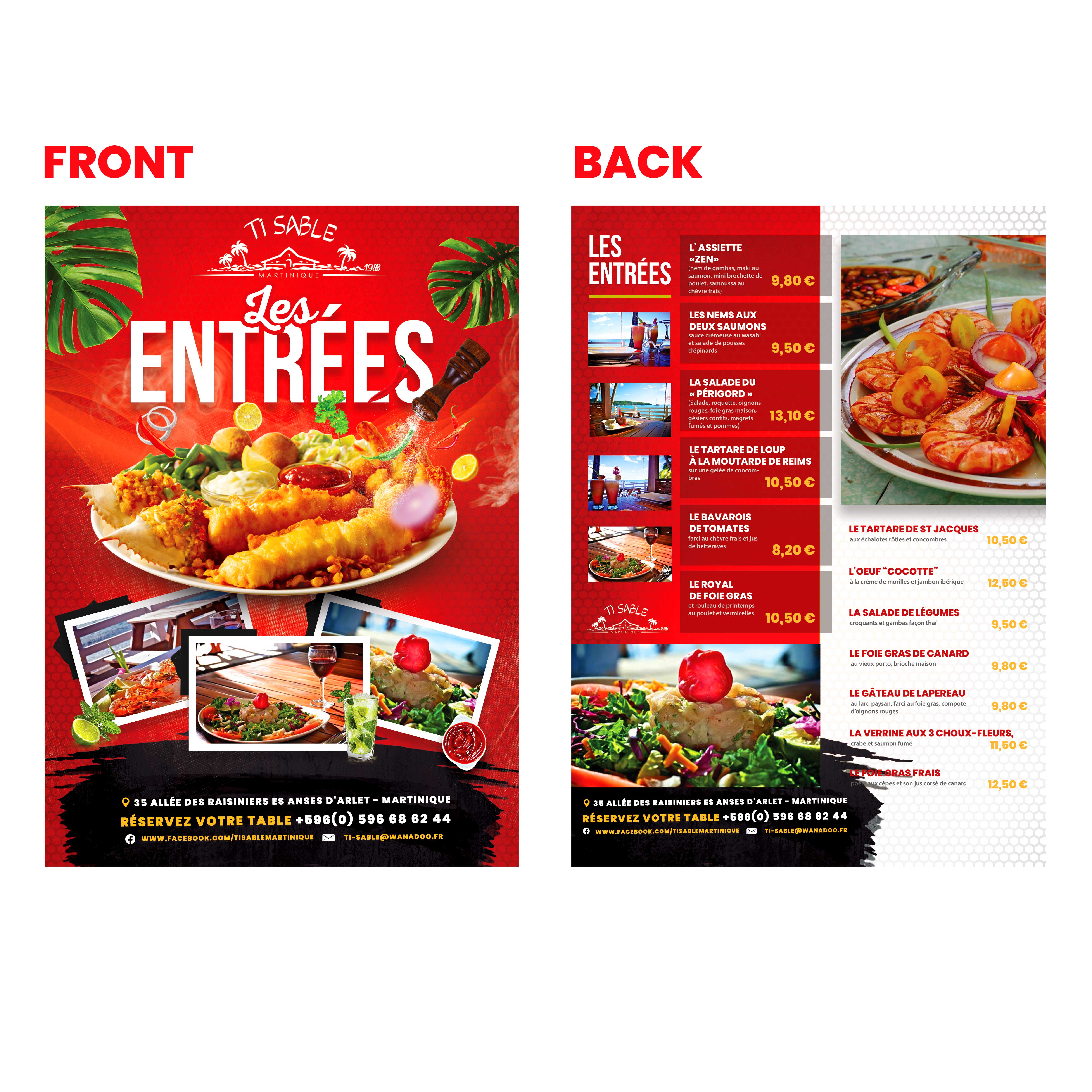 Menu Design by HeshanKavinda for this project | Design #22906874