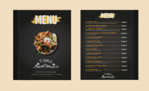 Design de Menu par Min2 pour ce projet | Design #22903133