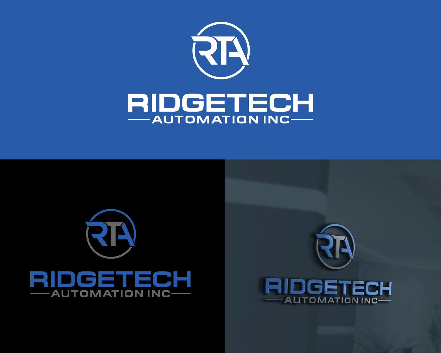 Logo Design by Atec for re: Ridgetech Automation | Design #22888906