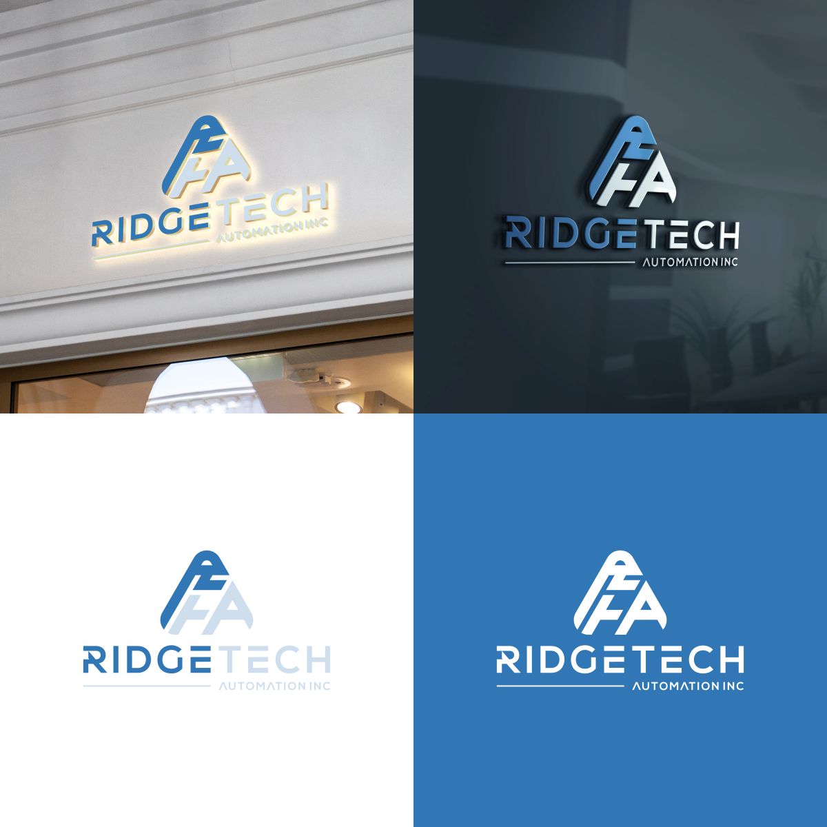 Logo Design by aqilazhifara for re: Ridgetech Automation | Design #22883157