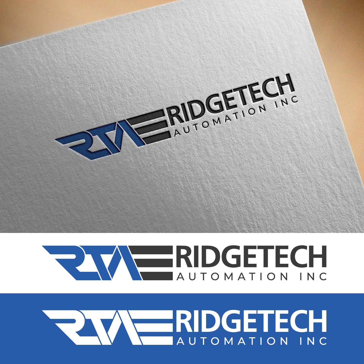 Logo Design by Maxo-Biz for re: Ridgetech Automation | Design #22886181