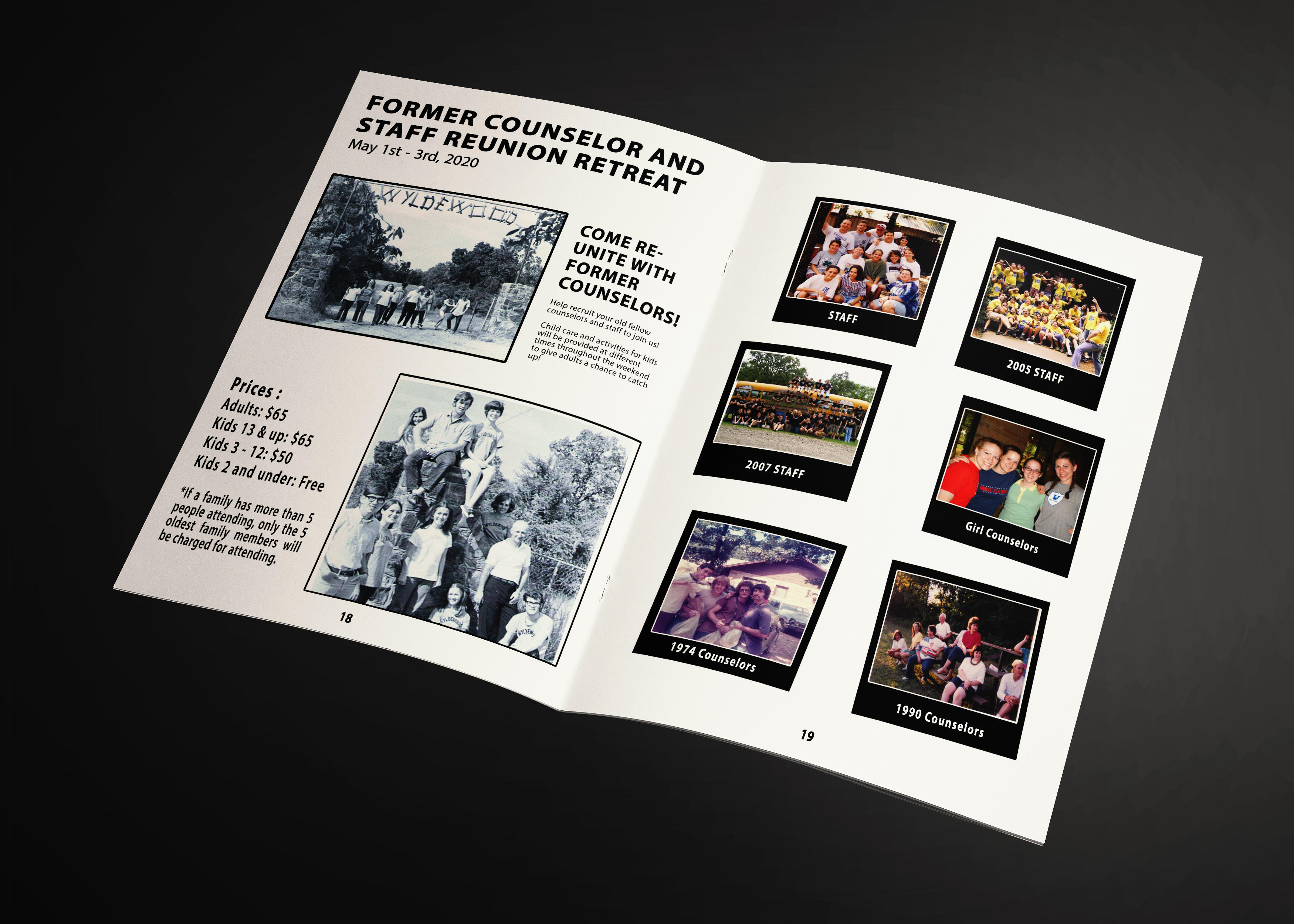 Diseño de Newsletter por TGDesigns para Camp Wyldewood | Diseño #22909853