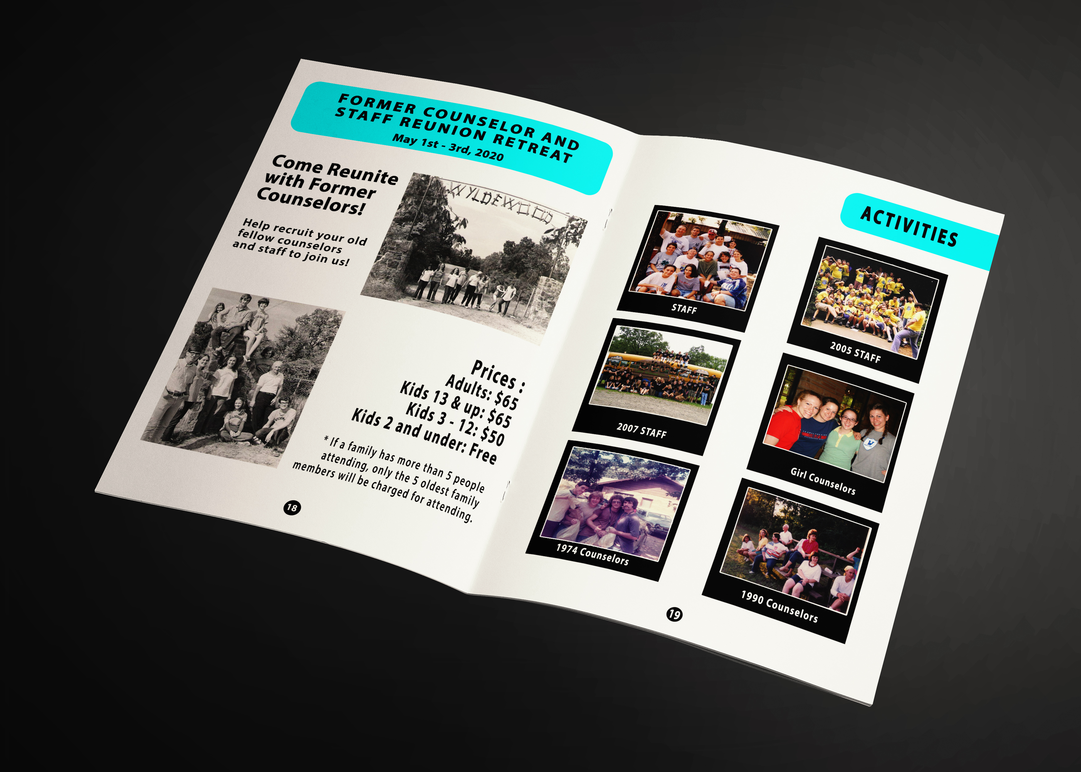 Diseño de Newsletter por TGDesigns para Camp Wyldewood | Diseño #22923486