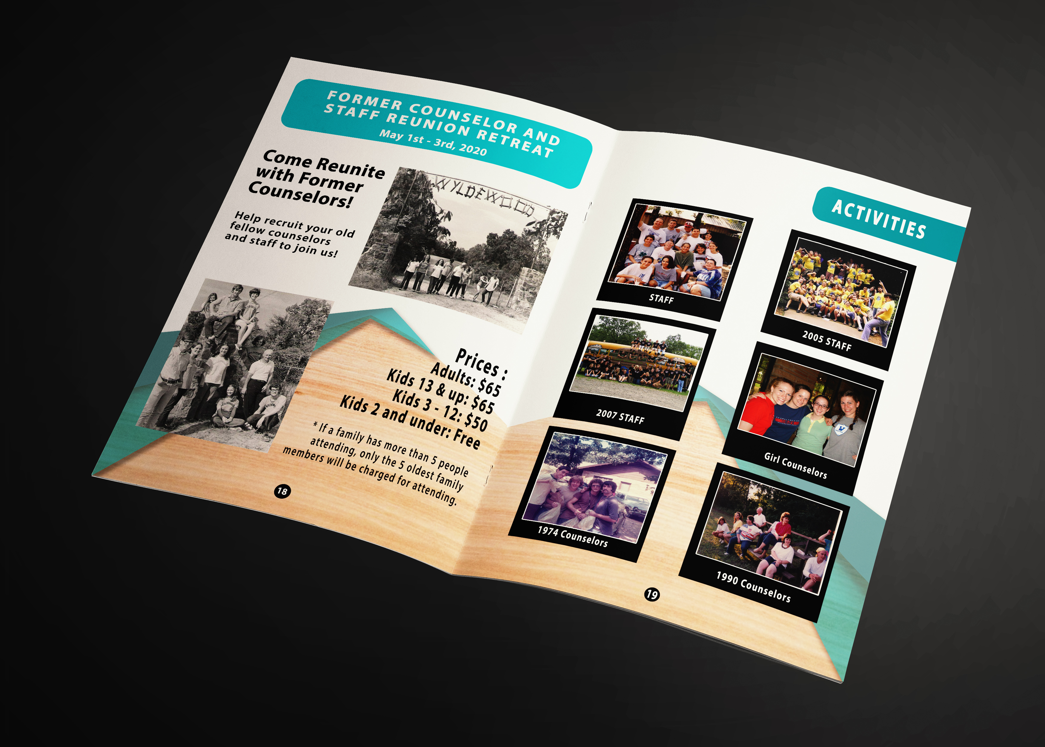 Diseño de Newsletter por TGDesigns para Camp Wyldewood | Diseño #22947483