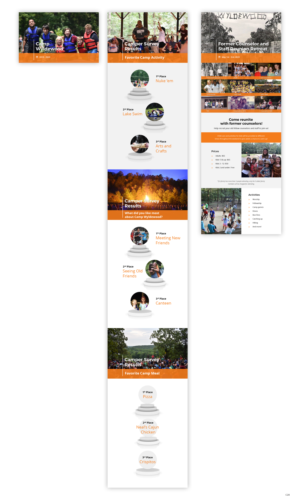 Diseño de Newsletter por pb para Camp Wyldewood | Diseño: #22888497