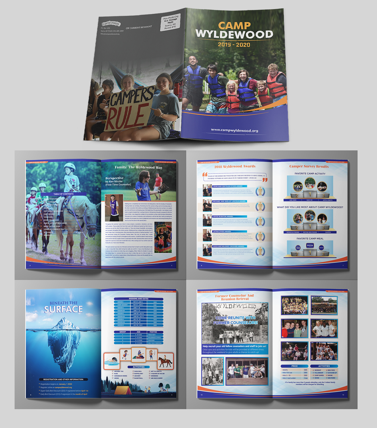 Newsletter Design by paulkanjosh for Camp Wyldewood | Design #22958602