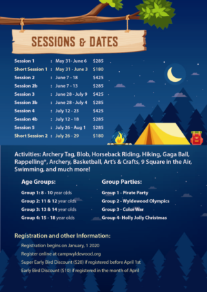 Diseño de Newsletter por AbhishekRoyBunty para Camp Wyldewood | Diseño: #22895166