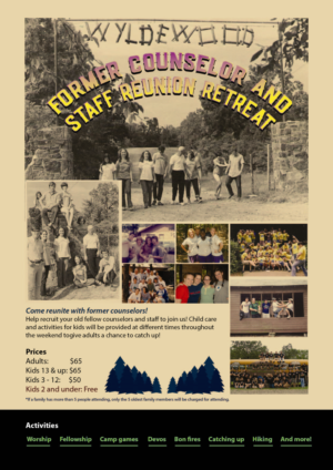 Diseño de Newsletter por AbhishekRoyBunty para Camp Wyldewood | Diseño: #22895168