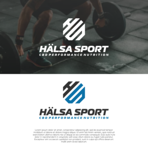  HALSA SPORT     CBD PERFORMANCE NUTRITION  | Logo Design by untung bertubi-tubi
