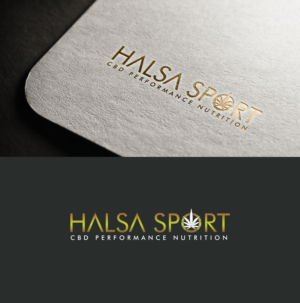  HALSA SPORT     CBD PERFORMANCE NUTRITION  | Design de Logo par Mono.co