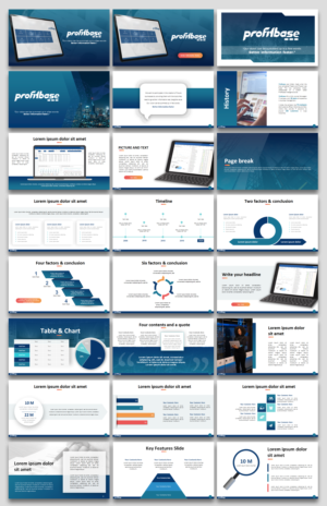 New corporate PowerPoint template  | PowerPoint Design by IndreDesign