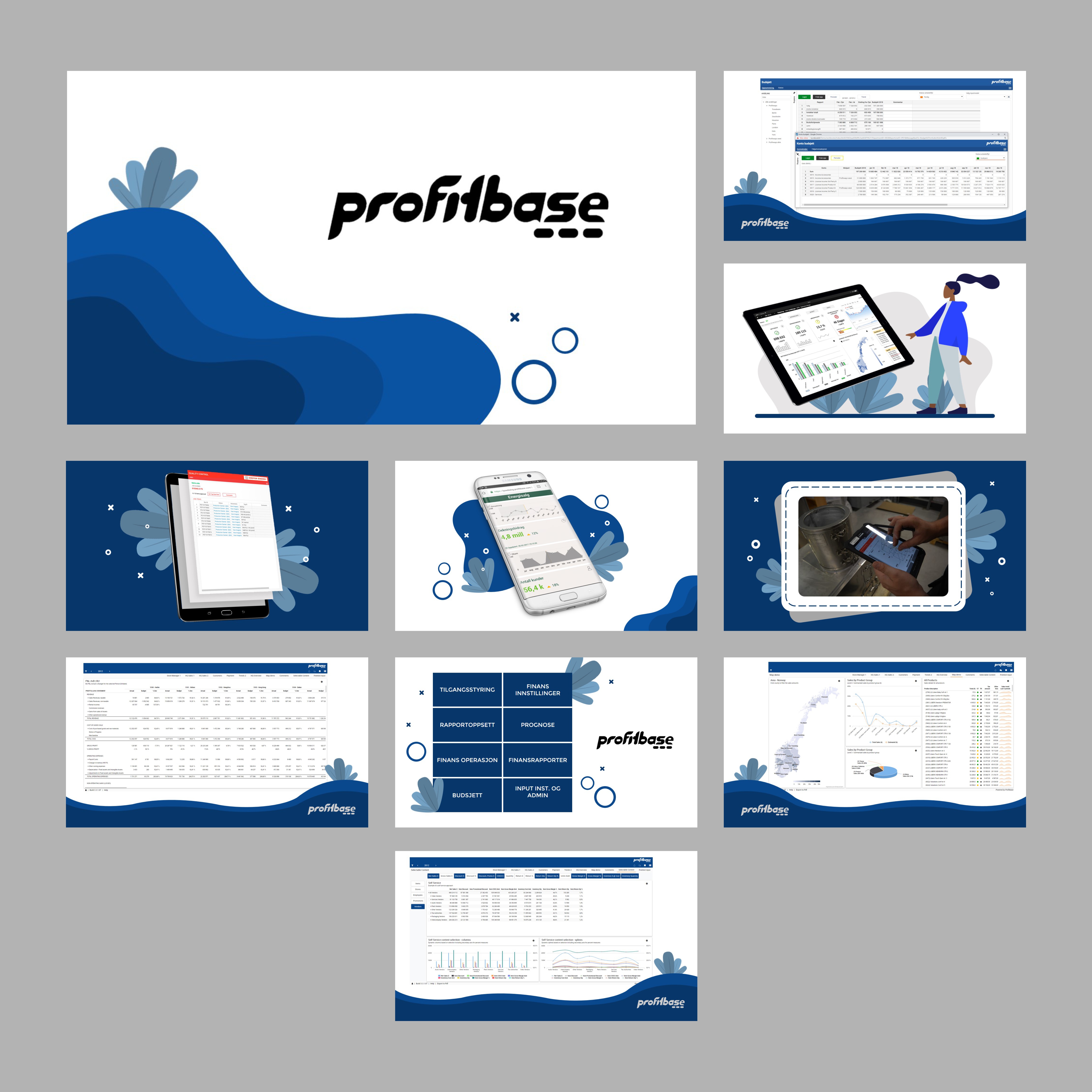 PowerPoint Design by Bayu inVektor for Profitbase | Design #22934686