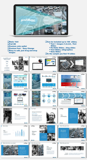 PowerPoint Design by joseborgesbarboza 2 for Profitbase | Design: #22915073