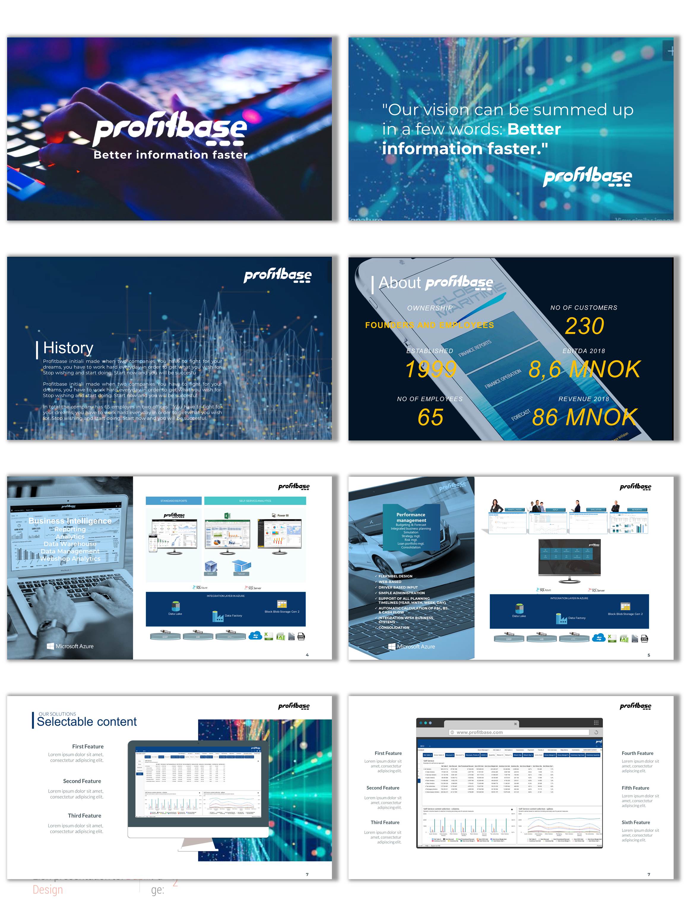 PowerPoint Design by joseborgesbarboza 2 for Profitbase | Design #22940755