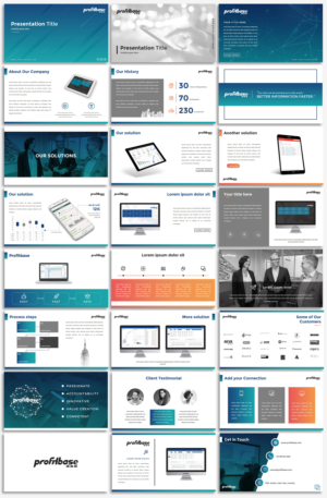 PowerPoint Design by Luvinda for Profitbase | Design #23000519