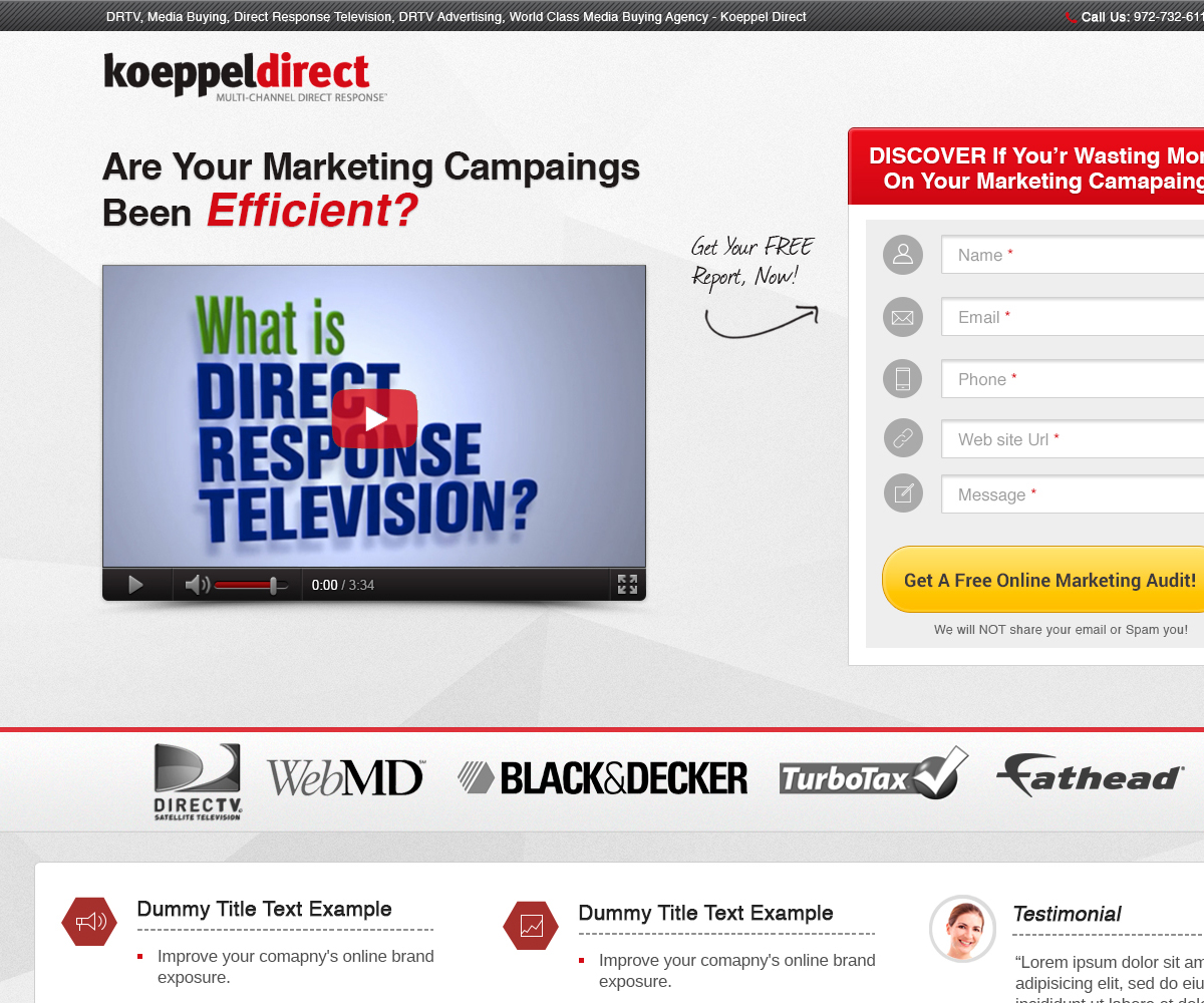 Web Design by Pabloravel for this project | Design #3051567