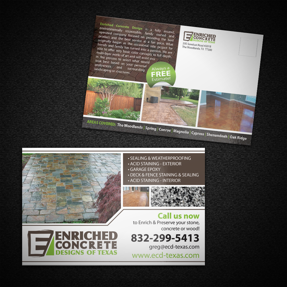Postcard Design by Mon01 for this project | Design #2992481