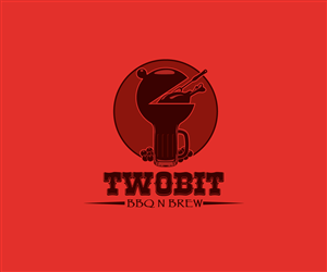 Logo Design by Neil for Two Bit BBQ n' Brew | Design: #2981580