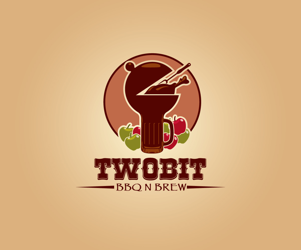 Logo Design by Neil for Two Bit BBQ n' Brew | Design #2983954