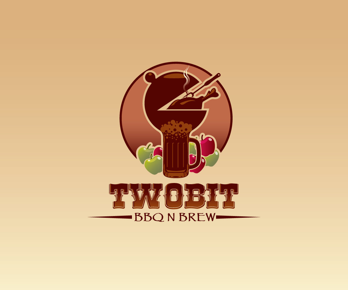 Logo Design by Neil for Two Bit BBQ n' Brew | Design #3000160