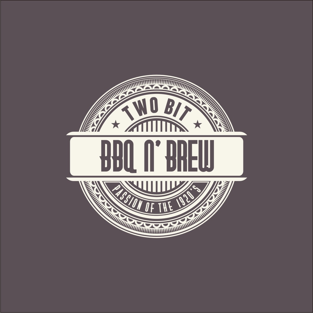 Logo Design by fathermonstercustom for Two Bit BBQ n' Brew | Design #3002243