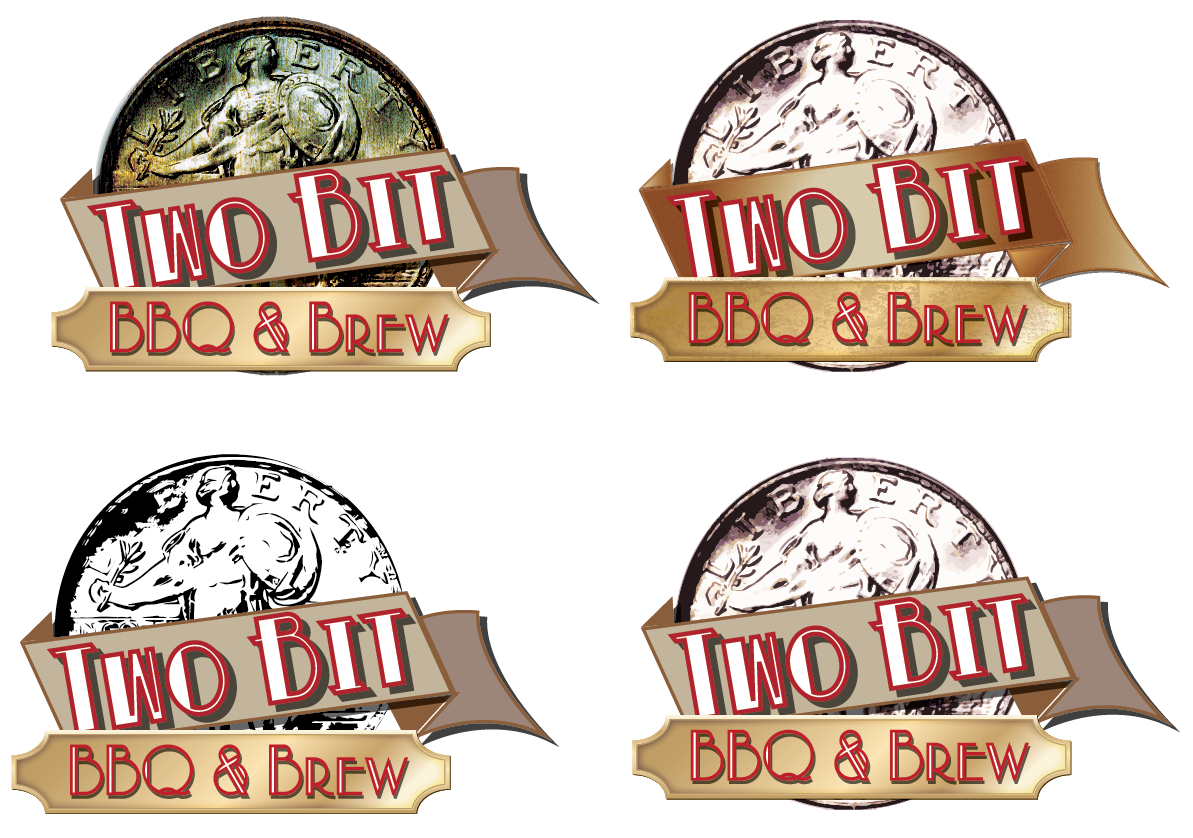 Logo Design by theREALgone84 for Two Bit BBQ n' Brew | Design #2981540