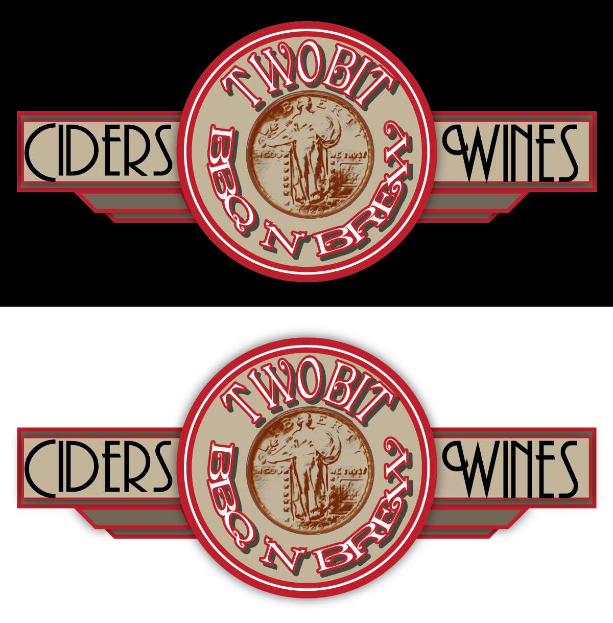 Logo Design by theREALgone84 for Two Bit BBQ n' Brew | Design #3020209