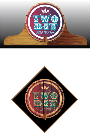Logo Design by theREALgone84 for Two Bit BBQ n' Brew | Design: #3020287