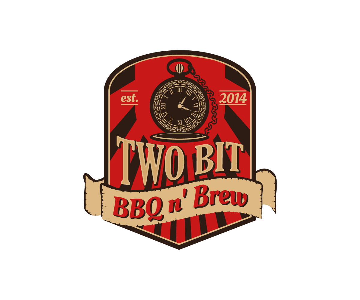 Logo Design by Dzains for Two Bit BBQ n' Brew | Design #3006339