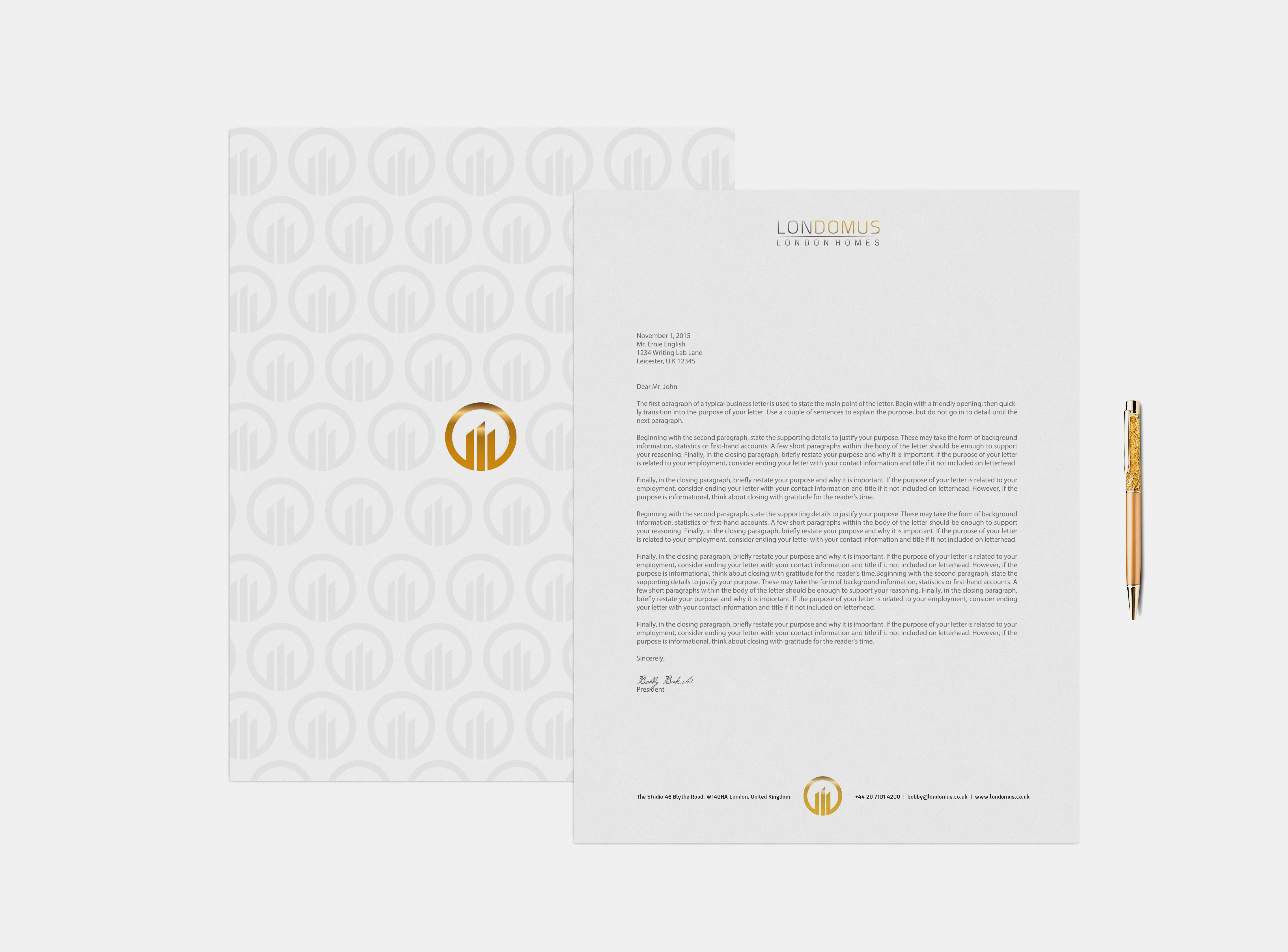 Stationery Design by Sarah Mathews for this project | Design #22911939