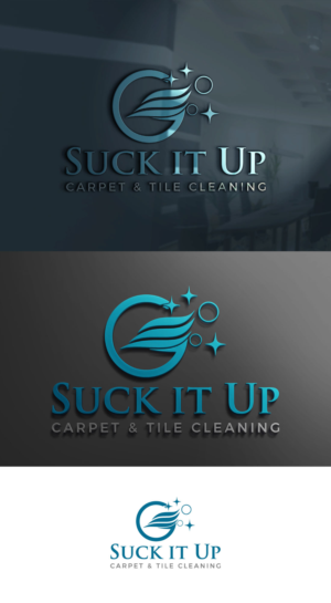 Suck it Up  Steam Clean | Logo Design by stokes18