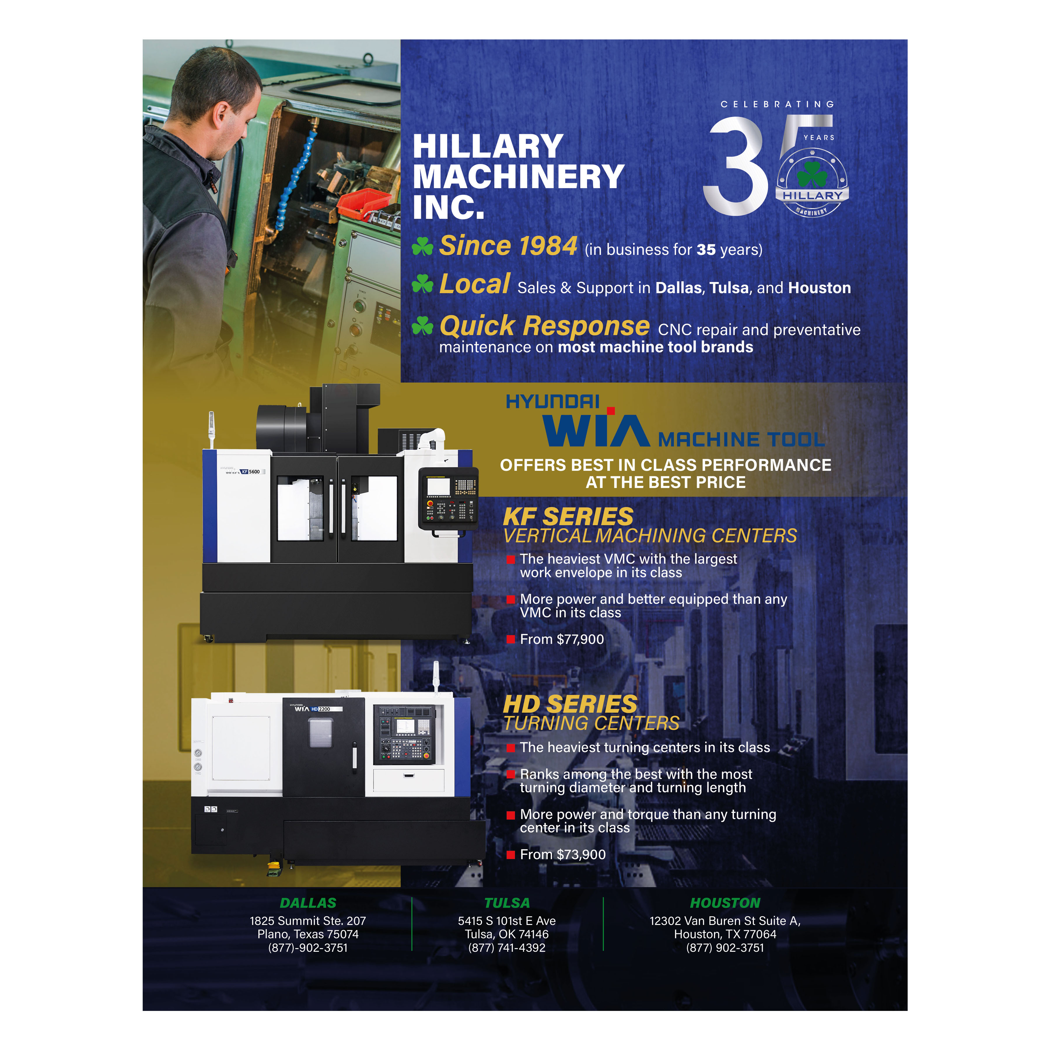 Graphic Design by janiceg for Hillary Machinery Inc | Design #22914592