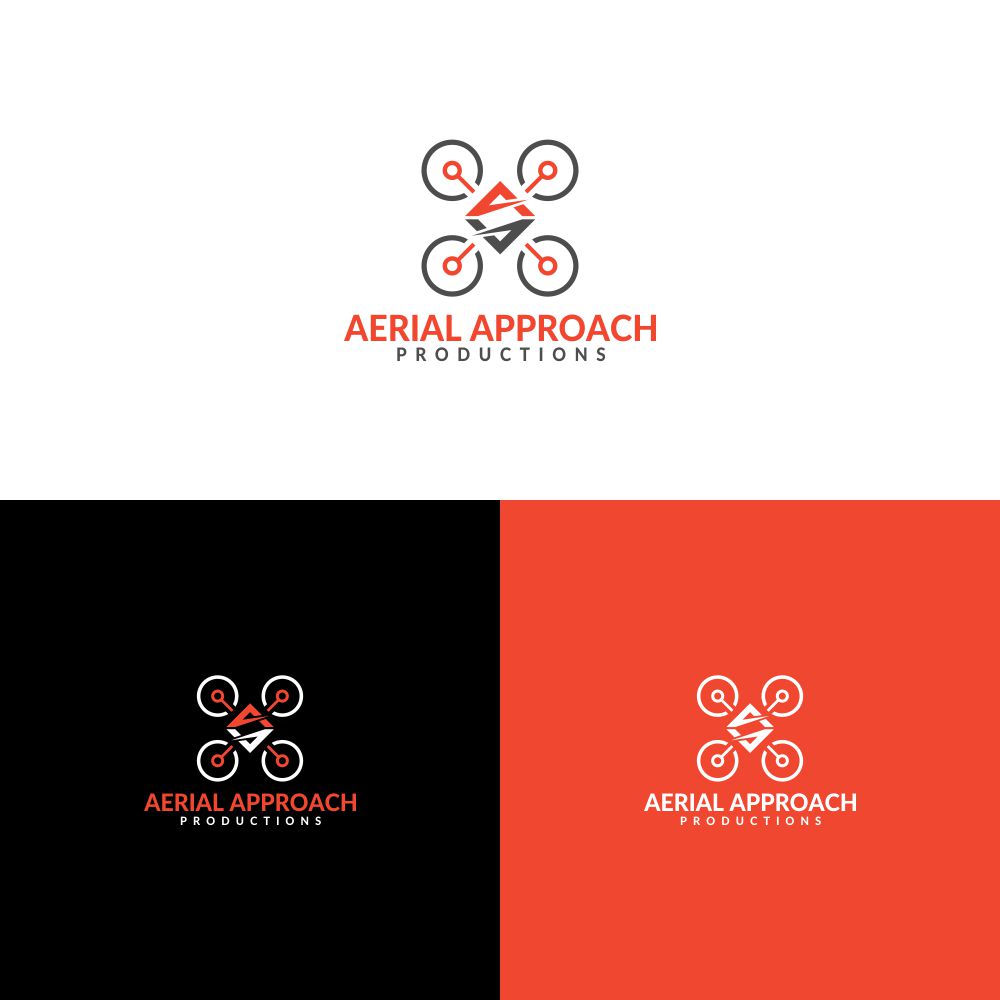 Diseño de Logo por Irfan Renaldi para Aerial Approach Productions LLC | Diseño #22931127