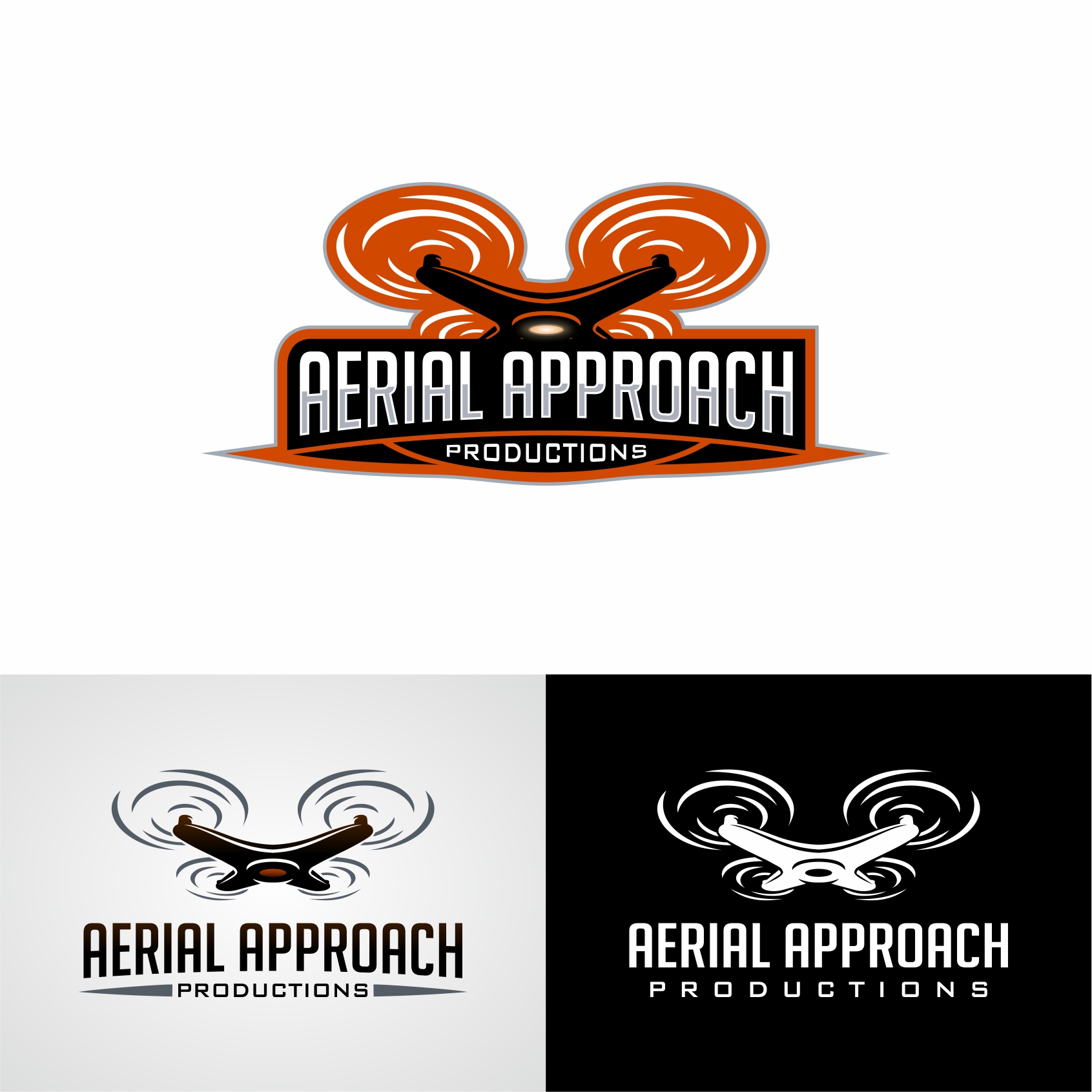 Diseño de Logo por mateus_jordann para Aerial Approach Productions LLC | Diseño #22939399
