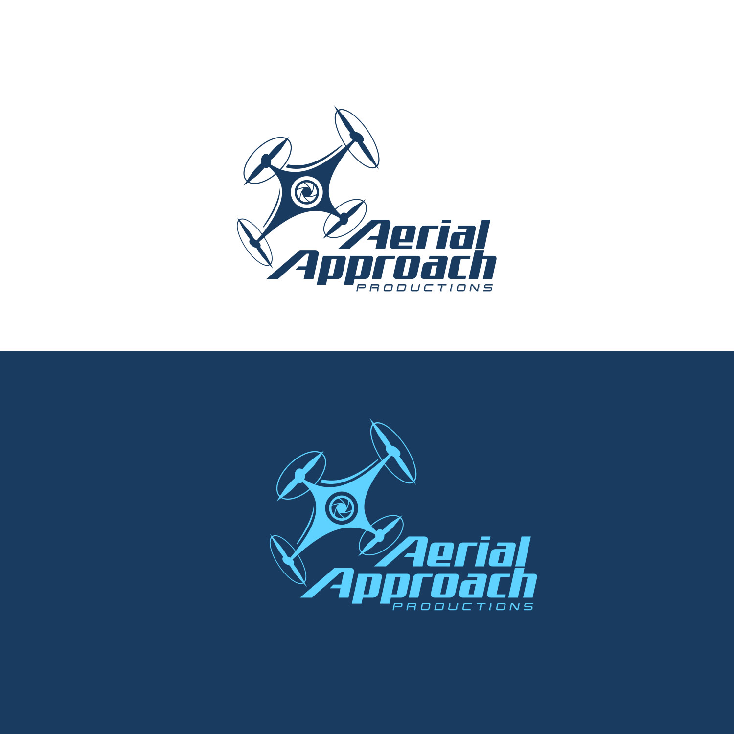 Logo Design by Finley Johnson for Aerial Approach Productions LLC | Design #22940204