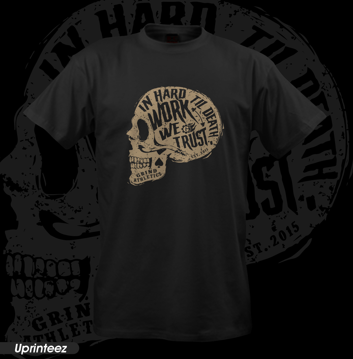 T-shirt Design by Uprinteez for Grind Athletics LLC | Design #22910901