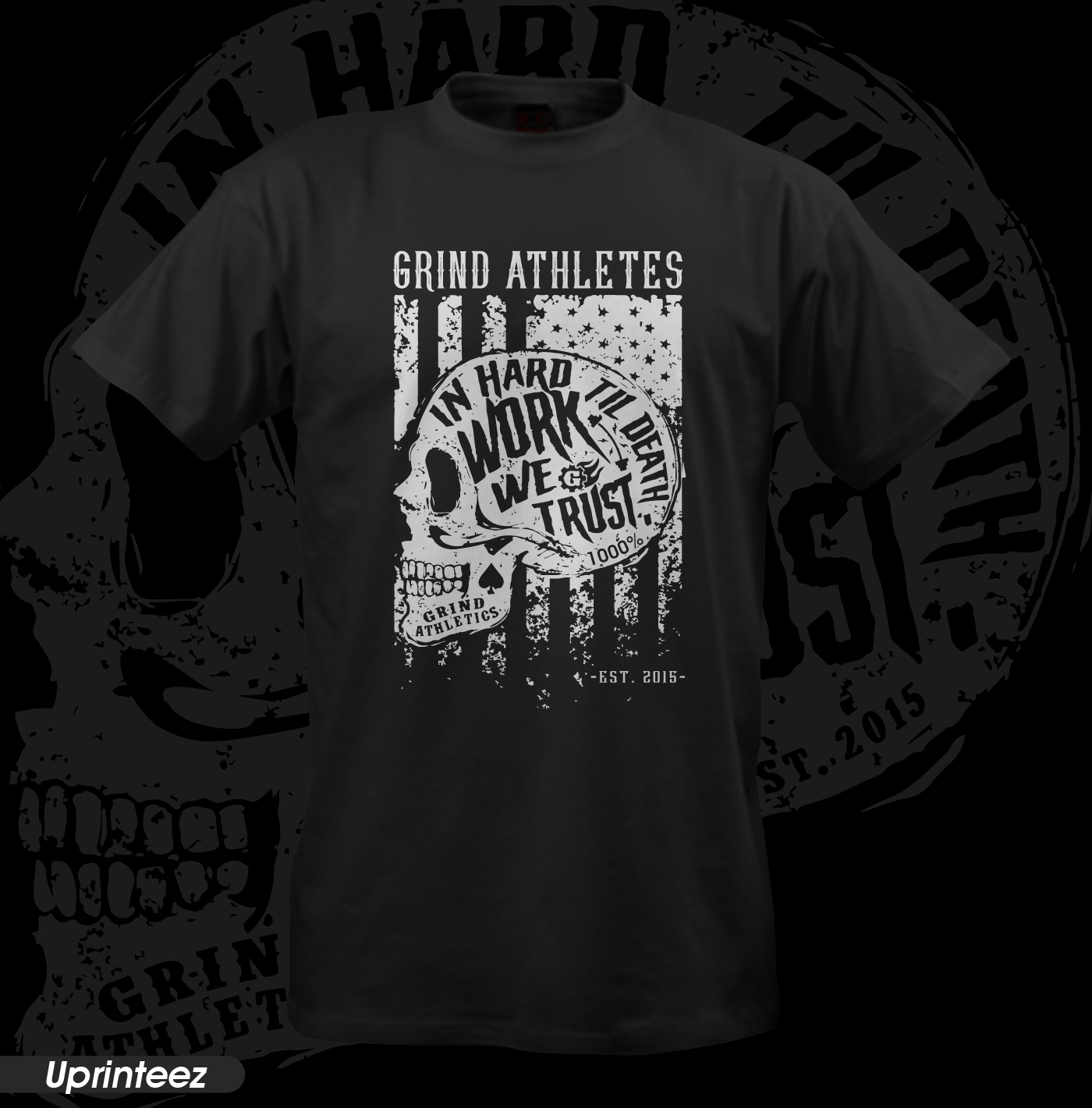 T-shirt Design by Uprinteez for Grind Athletics LLC | Design #22911103