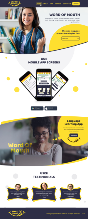 Web Design by pb for Alan Smith | Design: #22902909
