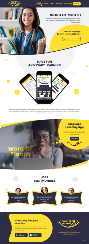 Web Design by pb for Alan Smith | Design: #22902910